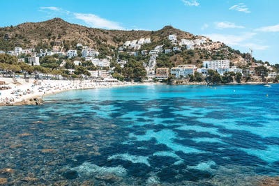 Spanish Beach Cove by James Vodicka art print