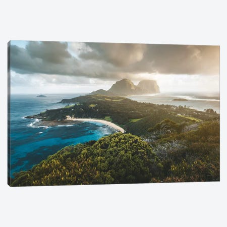 Stormy Sunset Malabar Island Lookout Canvas Print #JVO173} by James Vodicka Art Print
