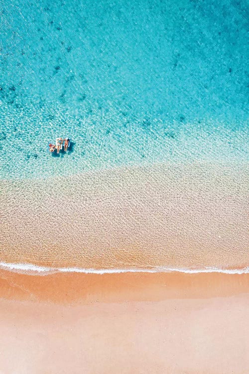Summer Beach Friends Floating by James Vodicka wall art