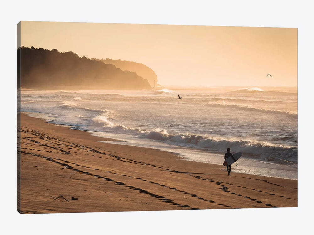 Sunrise Surfer by James Vodicka 1-piece Art Print