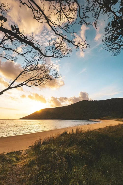 Tranquil Beachside Sunset