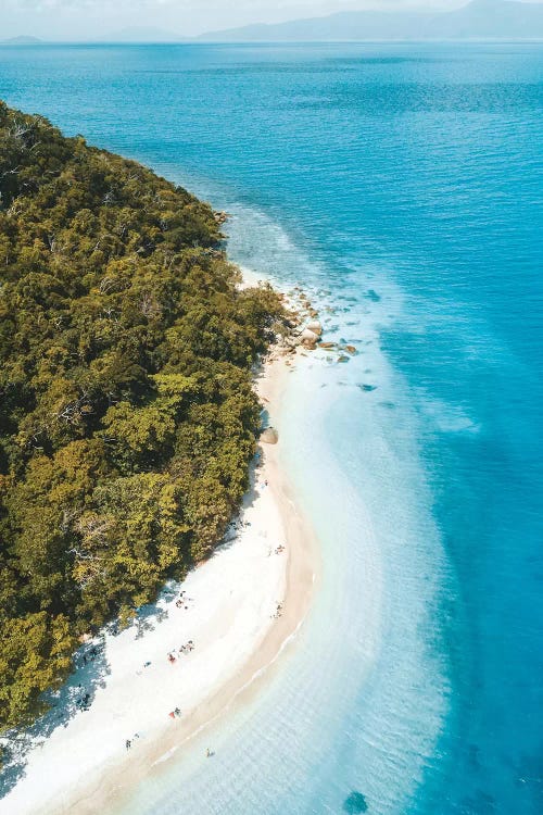 Tropical Island Beach Aerial