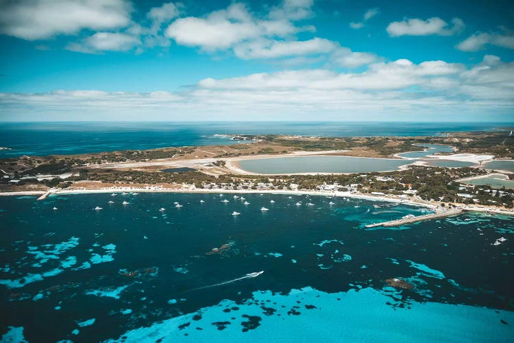 Turquoise Bay With Boats