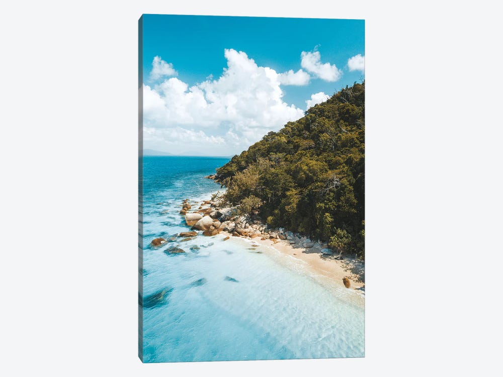 Turquoise Island Beach by James Vodicka 1-piece Canvas Art