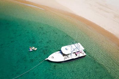 Whitsundays Beach Relaxation by James Vodicka framed wall art