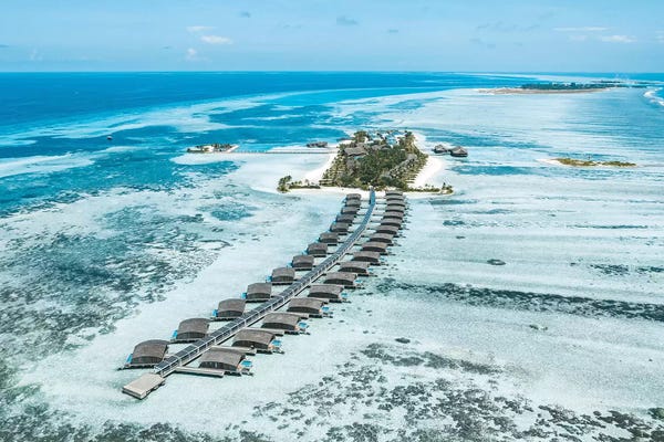 James Vodicka: Club Med Finolhu Island Resort Aerial by James Vodicka