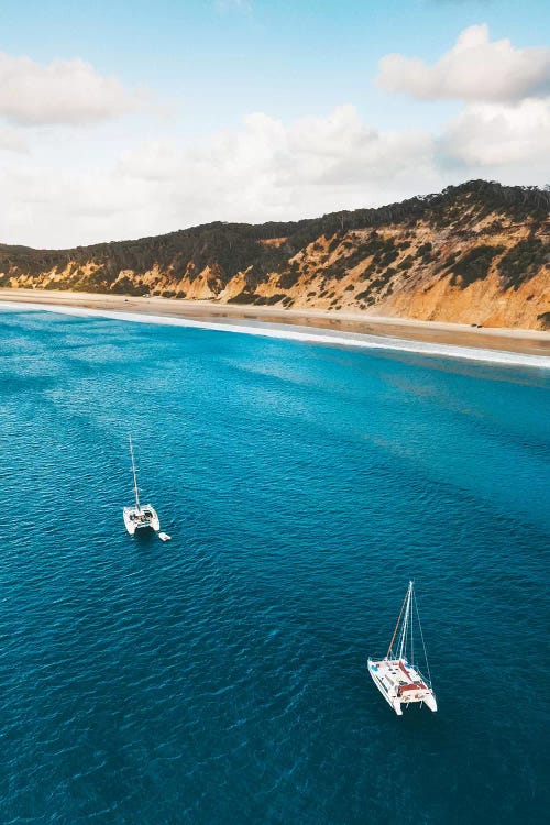 Coloured Sands Beach Boats