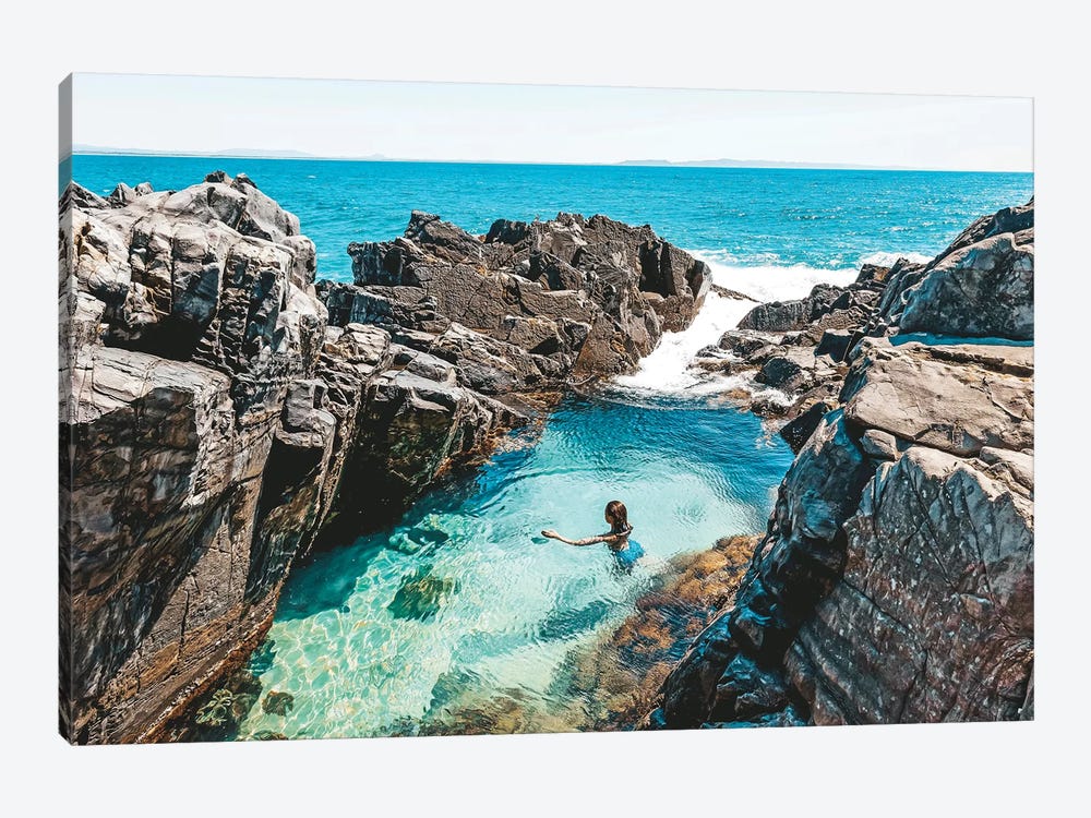 Fairy Pools Swimmer (Wide) by James Vodicka 1-piece Art Print