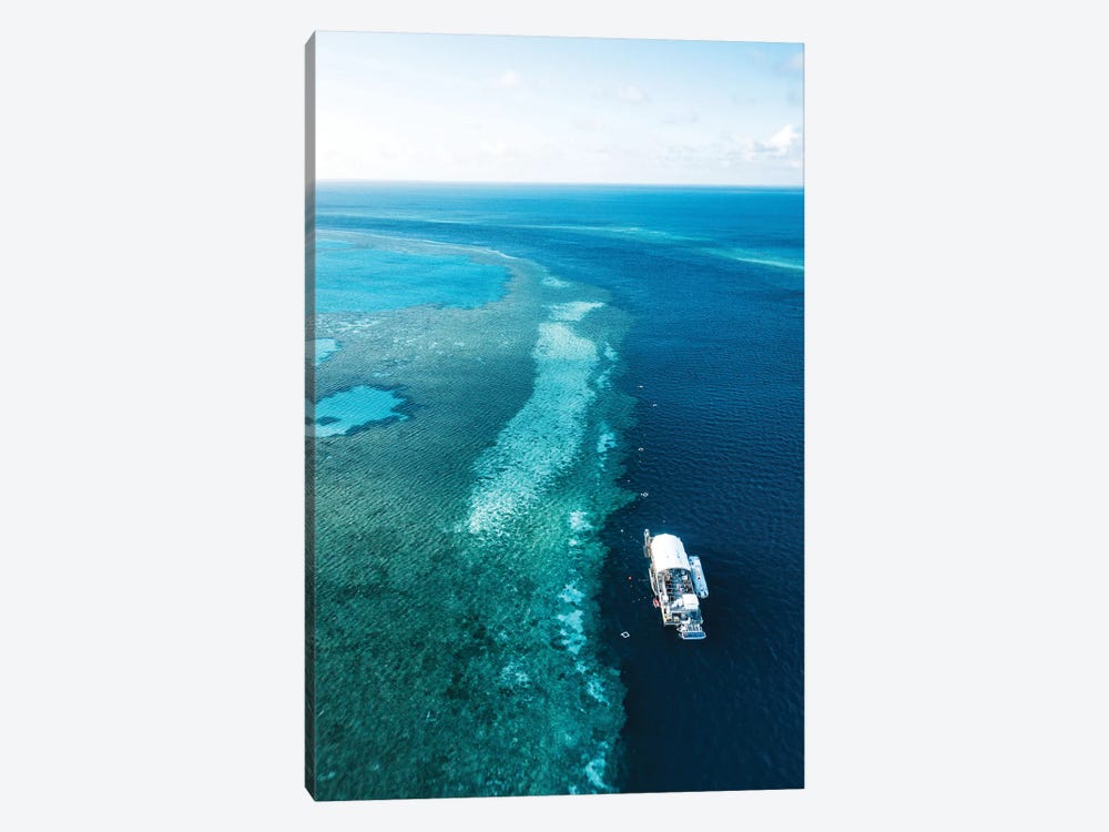 Great Barrier Reef Pontoon by James Vodicka 1-piece Canvas Artwork