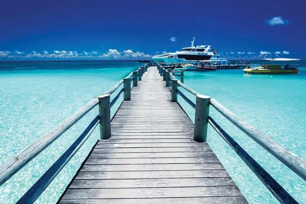 Queensland: Heron Island Ocean Jetty by James Vodicka