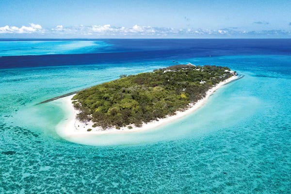 James Vodicka: Heron Island Pristine Reef Aerial by James Vodicka
