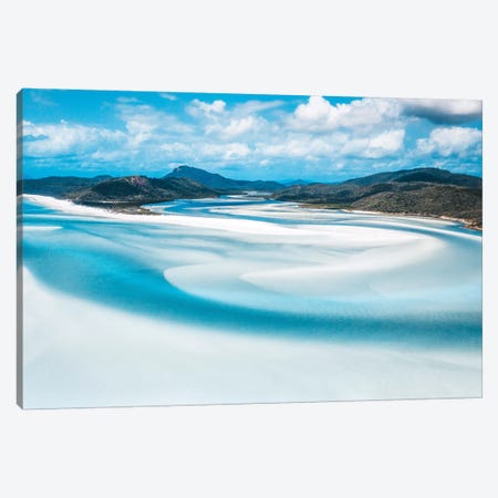 Hill Inlet Landscape Aerial Canvas Print #JVO52} by James Vodicka Canvas Print