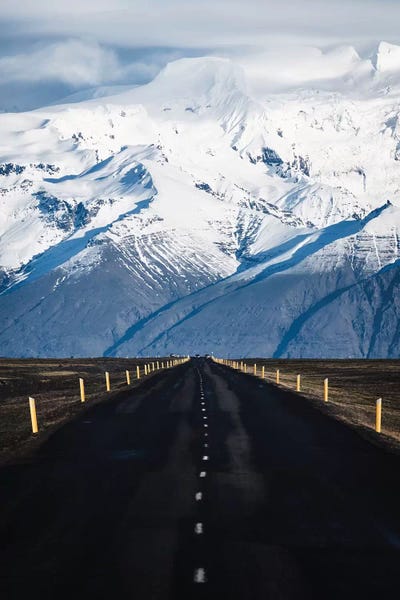 James Vodicka: Icelandic Mountain Road by James Vodicka