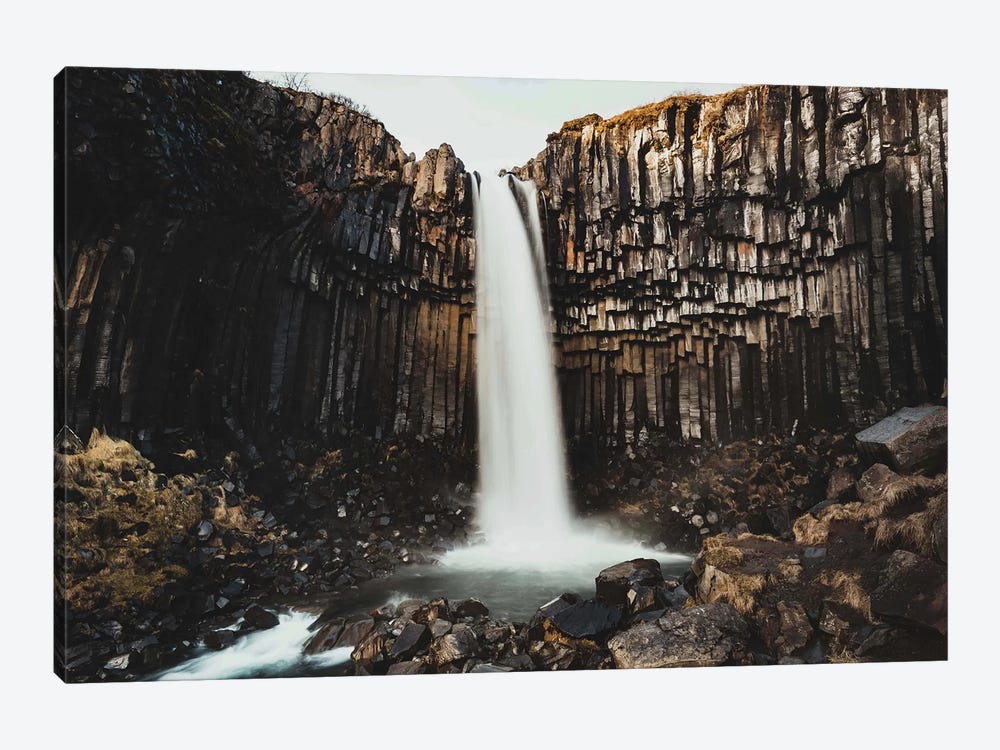Icelandic Rock Waterfall by James Vodicka 1-piece Canvas Wall Art