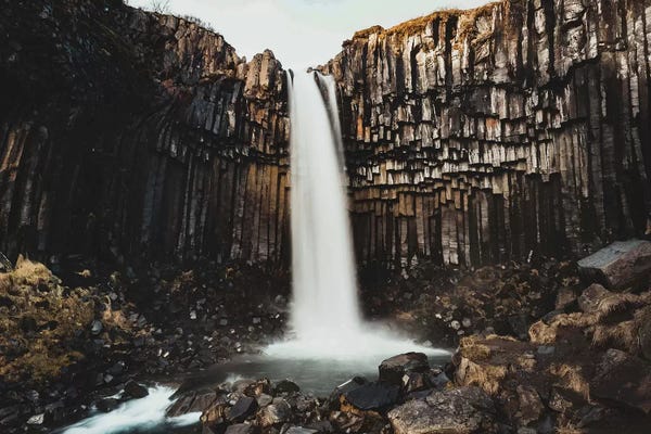 James Vodicka: Icelandic Rock Waterfall by James Vodicka