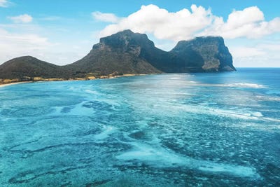 Island Lagoon Patterns by James Vodicka framed wall art