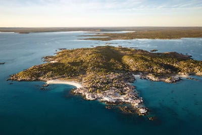 Jar Island Secluded Kimberley Aerial by James Vodicka art print