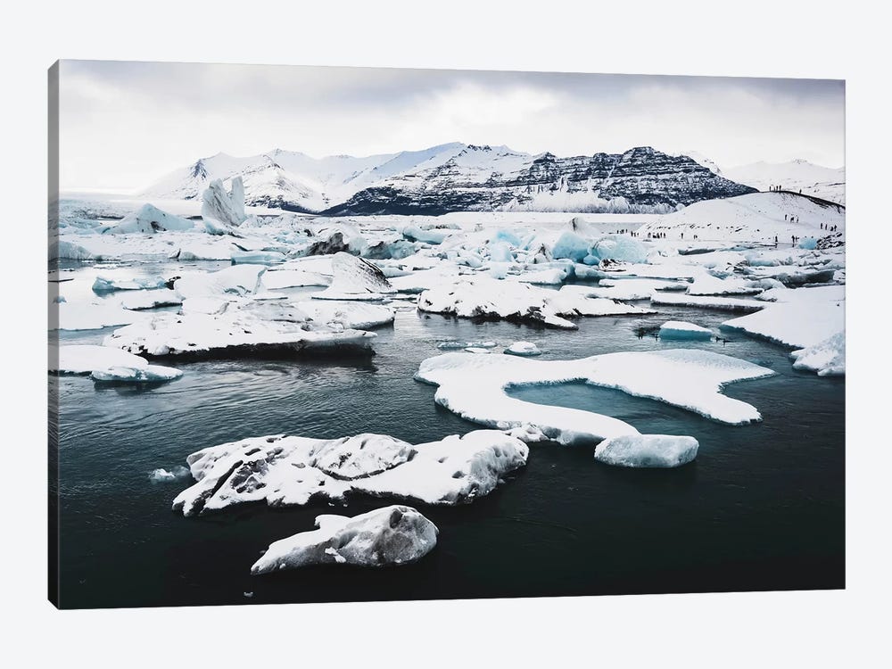 Jökulsárlón Glacier Ice Lagoon 2 by James Vodicka 1-piece Canvas Wall Art