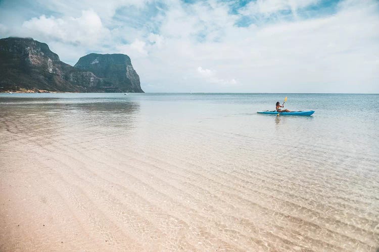 Kayaking Paradise Beach by James Vodicka wall art