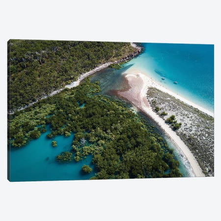 Kimberley Beach Aerial Canvas Print #JVO78} by James Vodicka Art Print
