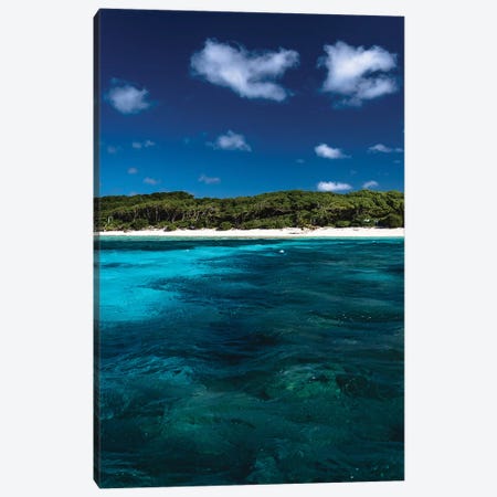 Australian Island Blue Water Canvas Print #JVO7} by James Vodicka Canvas Print