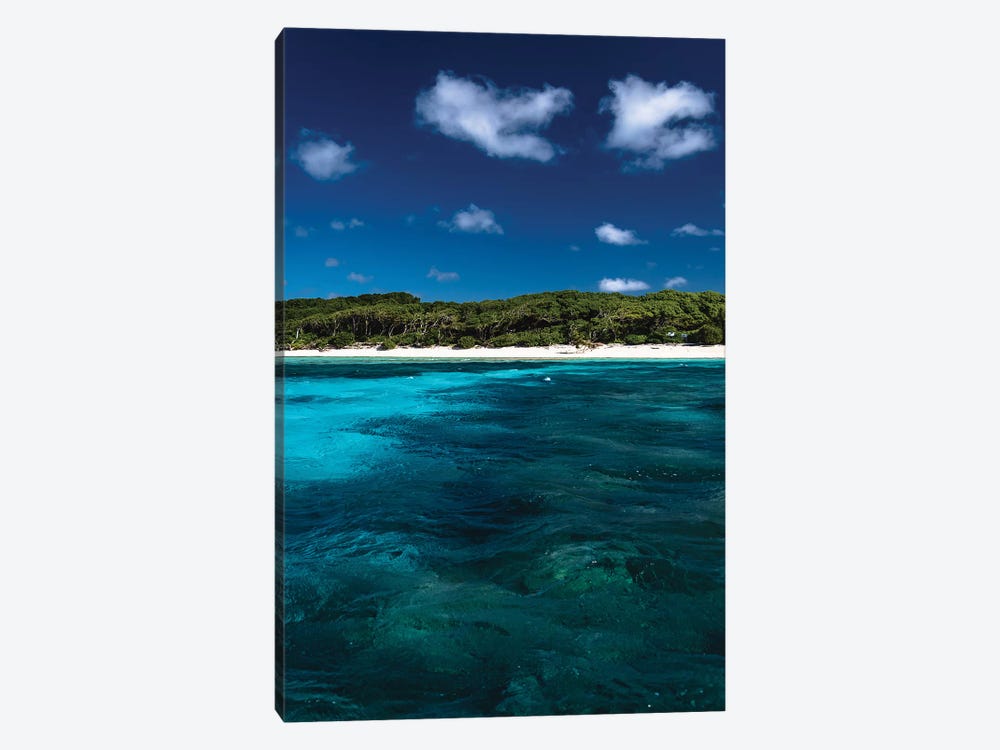 Australian Island Blue Water by James Vodicka 1-piece Canvas Art Print