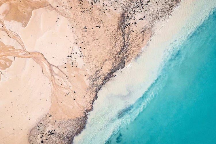 Kimberley Island Aerial Beach Patterns by James Vodicka wall art