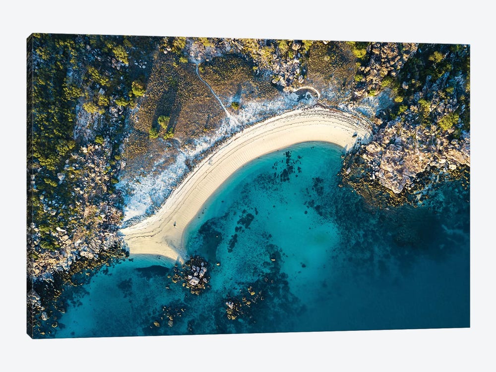 Kimberley Sandy Bay Aerial by James Vodicka 1-piece Canvas Art