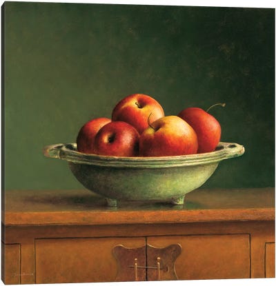 Apples Canvas Art Print - Food & Drink Still Life