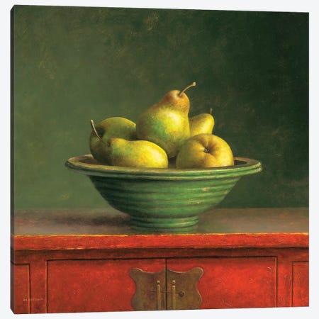 Pears Canvas Print #JVR4} by Jos van Riswick Canvas Art Print