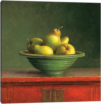 Pears Canvas Art Print - Food & Drink Still Life