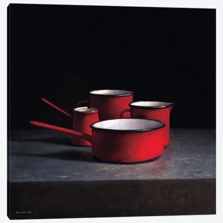 Pots And Pans I Canvas Print #JVR5} by Jos van Riswick Art Print