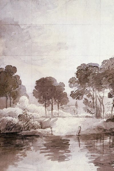 Autumn Pond I by Jackie Von Tobel art print