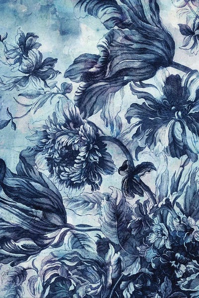 Bohemia Blossom II by Jackie Von Tobel framed canvas print