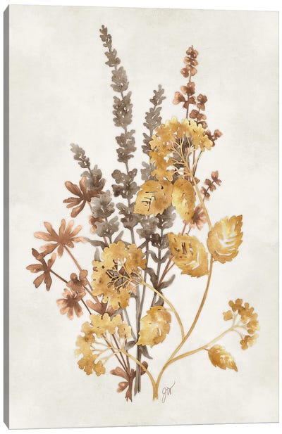 Botanical Silhouette I Canvas Art Print - Herb Art