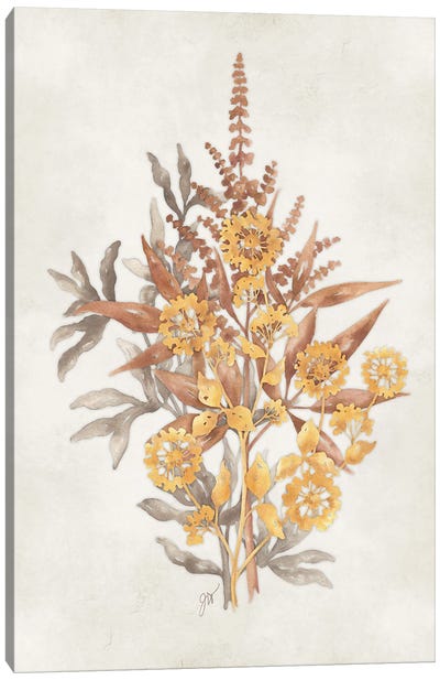 Botanical Silhouette II Canvas Art Print - Herb Art
