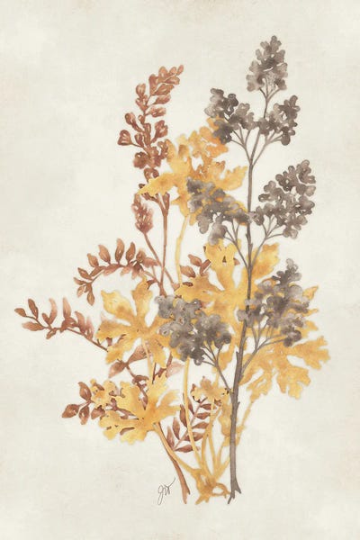 Botanical Silhouette III by Jackie Von Tobel framed wall art