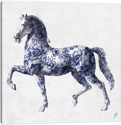 China Stallion I Canvas Art Print - Jackie Von Tobel