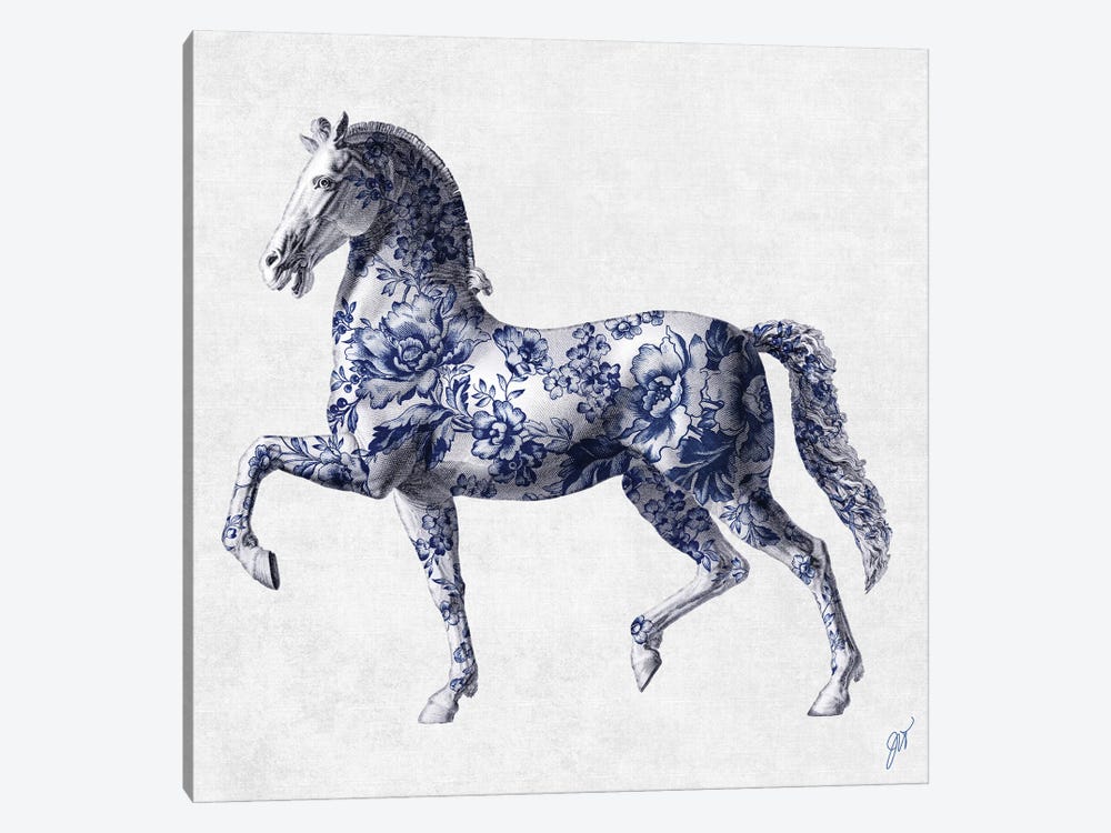 China Stallion I by Jackie Von Tobel 1-piece Art Print