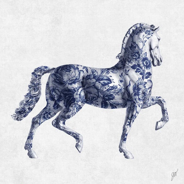 Granny Chic: China Stallion II by Jackie Von Tobel