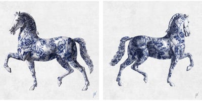 China Stallion Diptych
