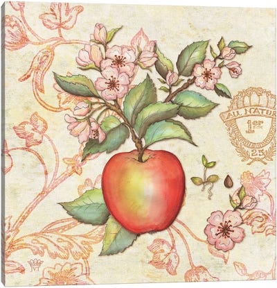 Farmers Market Apple Canvas Art Print - Apple Art