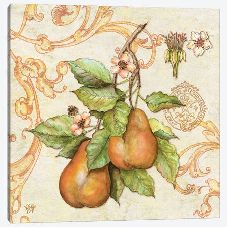 Farmers Market Pears Canvas Print #JVT33} by Jackie Von Tobel Canvas Art