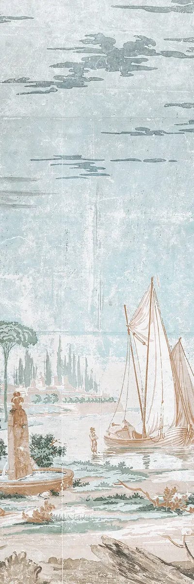 Scenic Panel II by Jackie Von Tobel multi panel art