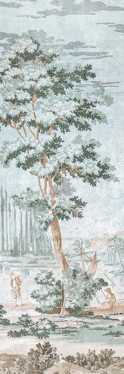 Scenic Panel III by Jackie Von Tobel canvas print