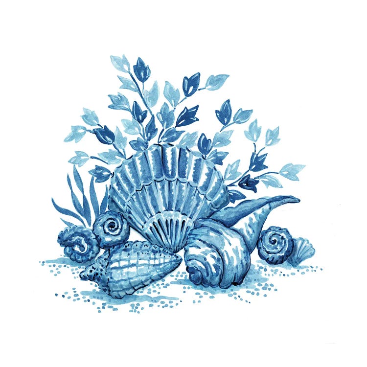 Shell Bouquet I by Jackie Von Tobel wall art