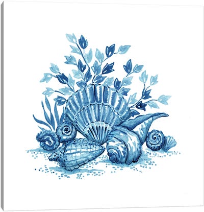 Shell Bouquet I Canvas Art Print - Sea Shell Art