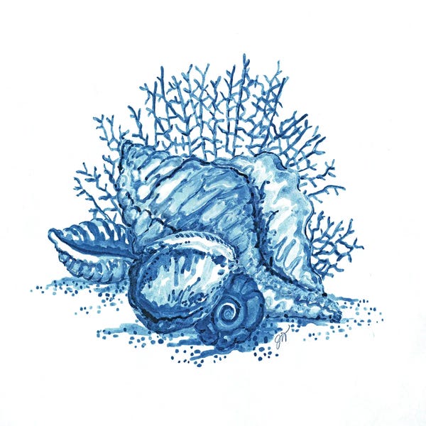 Jackie Von Tobel: Shell Bouquet II by Jackie Von Tobel