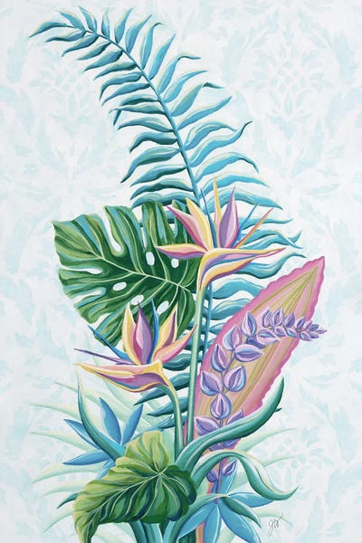 Tropicana II by Jackie Von Tobel canvas print