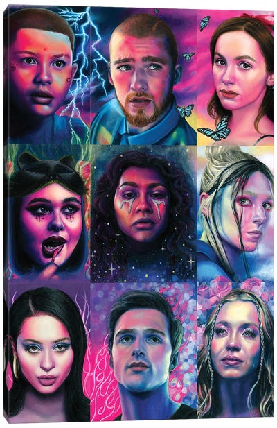 Euphoria Canvas Art Print - Cosmic Pop Culture